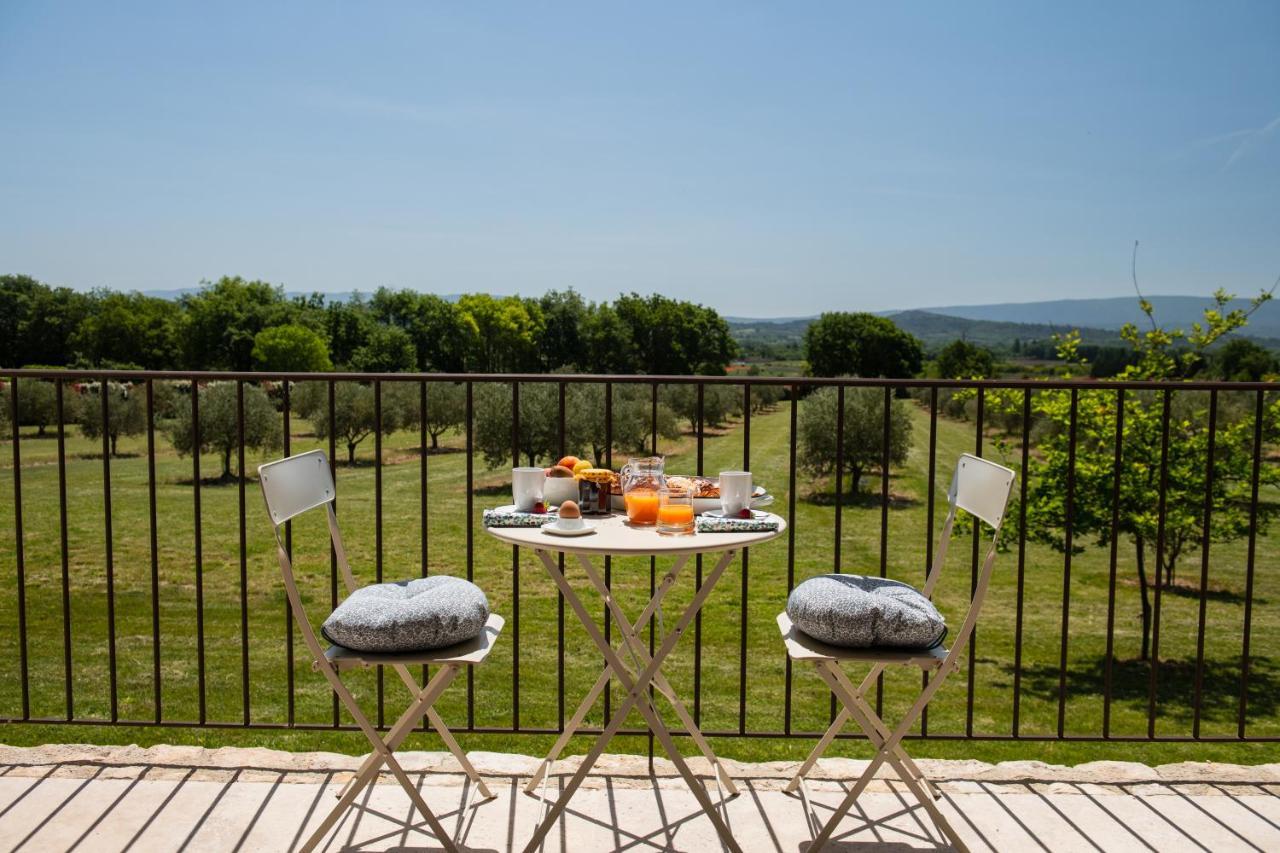 Bastide Toujours Dimanche, Maison De Vacances Avec Vue & Piscine Privee Gordes Eksteriør bilde
