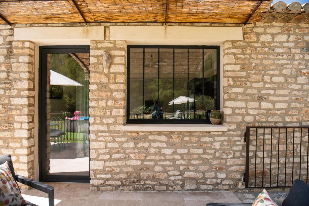 Bastide Toujours Dimanche, Maison De Vacances Avec Vue & Piscine Privee Gordes Eksteriør bilde