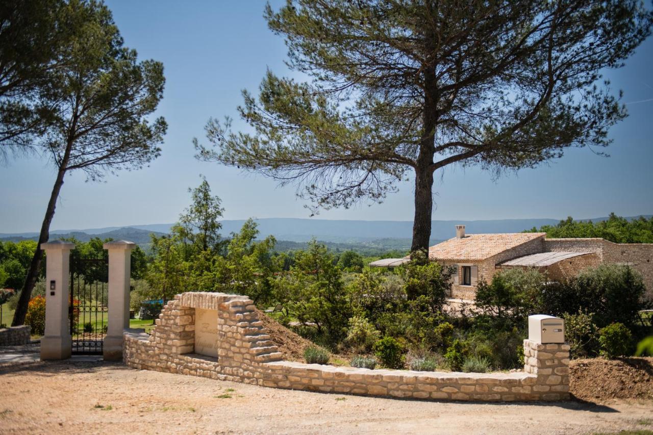 Bastide Toujours Dimanche, Maison De Vacances Avec Vue & Piscine Privee Gordes Eksteriør bilde