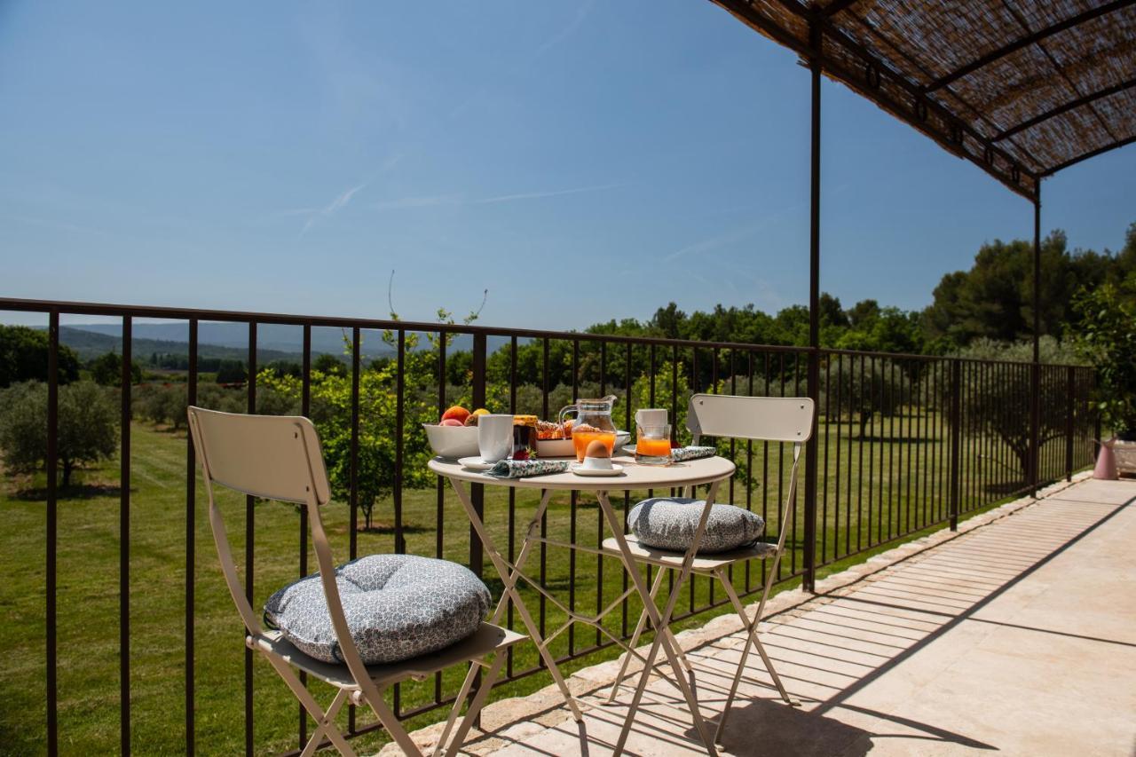 Bastide Toujours Dimanche, Maison De Vacances Avec Vue & Piscine Privee Gordes Eksteriør bilde