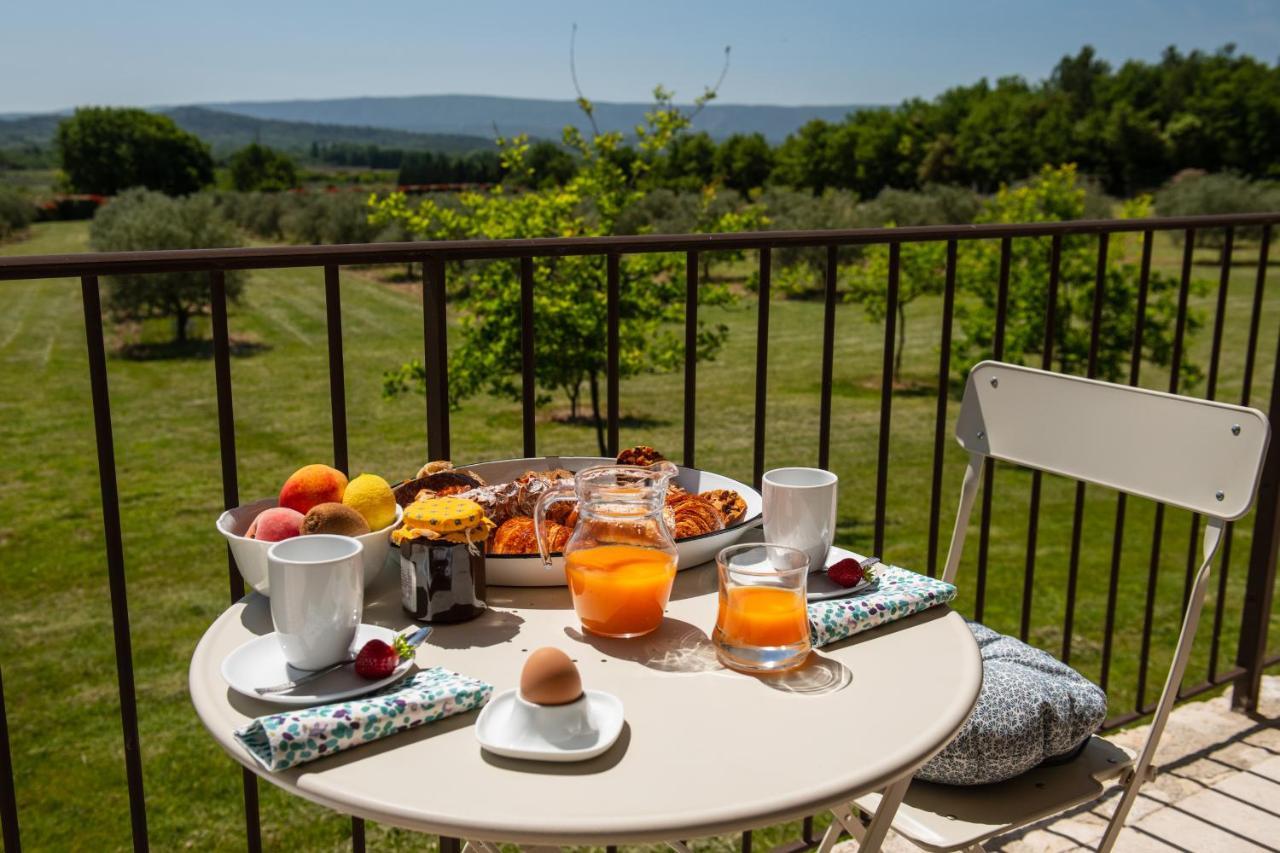 Bastide Toujours Dimanche, Maison De Vacances Avec Vue & Piscine Privee Gordes Eksteriør bilde
