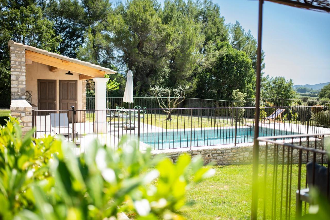 Bastide Toujours Dimanche, Maison De Vacances Avec Vue & Piscine Privee Gordes Eksteriør bilde