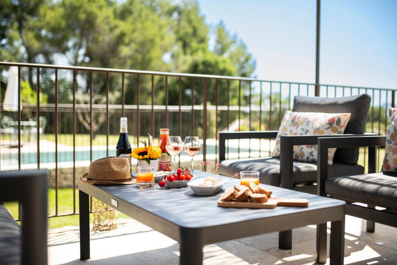 Bastide Toujours Dimanche, Maison De Vacances Avec Vue & Piscine Privee Gordes Eksteriør bilde