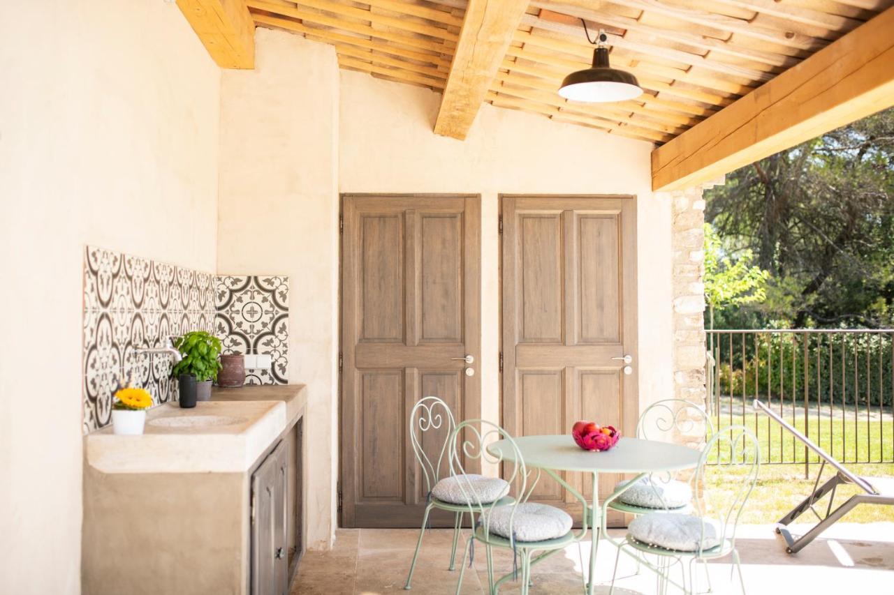 Bastide Toujours Dimanche, Maison De Vacances Avec Vue & Piscine Privee Gordes Eksteriør bilde