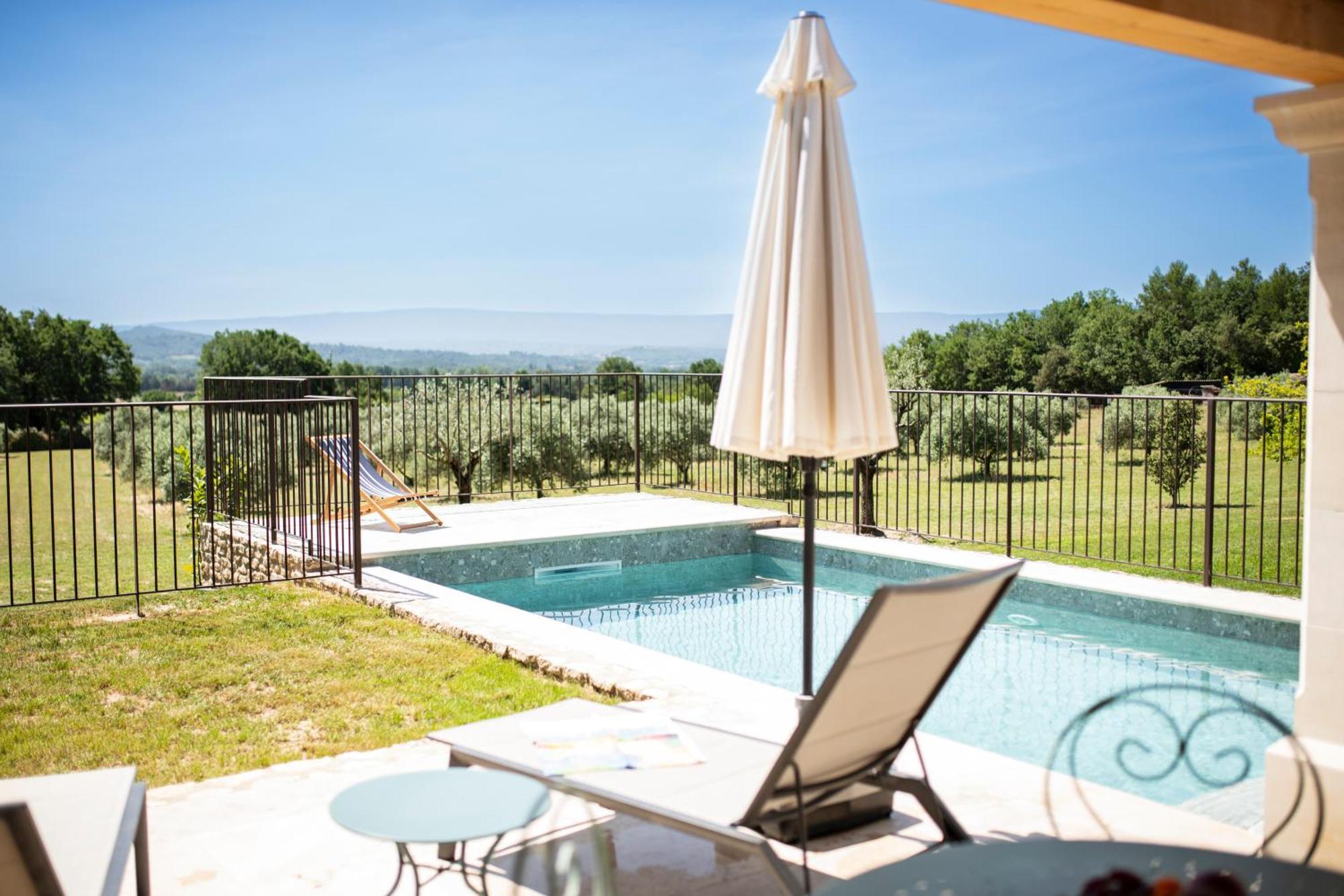 Bastide Toujours Dimanche, Maison De Vacances Avec Vue & Piscine Privee Gordes Eksteriør bilde