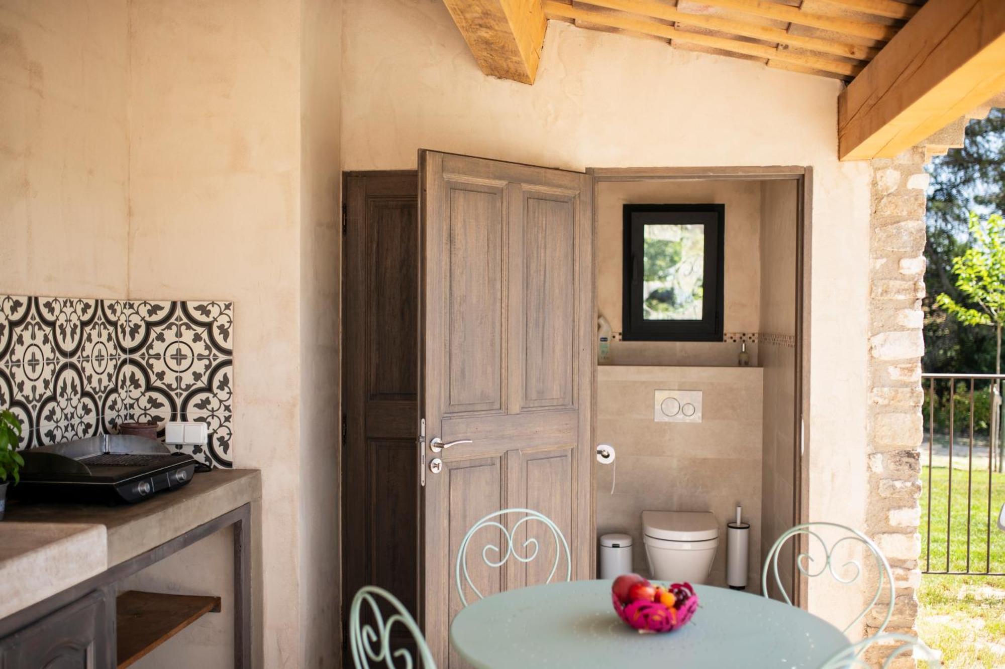 Bastide Toujours Dimanche, Maison De Vacances Avec Vue & Piscine Privee Gordes Eksteriør bilde